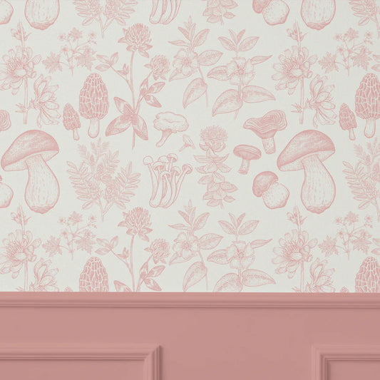 Toadstool Peel and Stick Wallpaper - Self Adhesive, Temporary and Removable