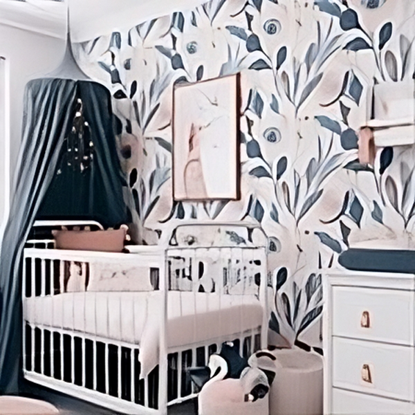Moody Floral Peel and Stick Wallpaper