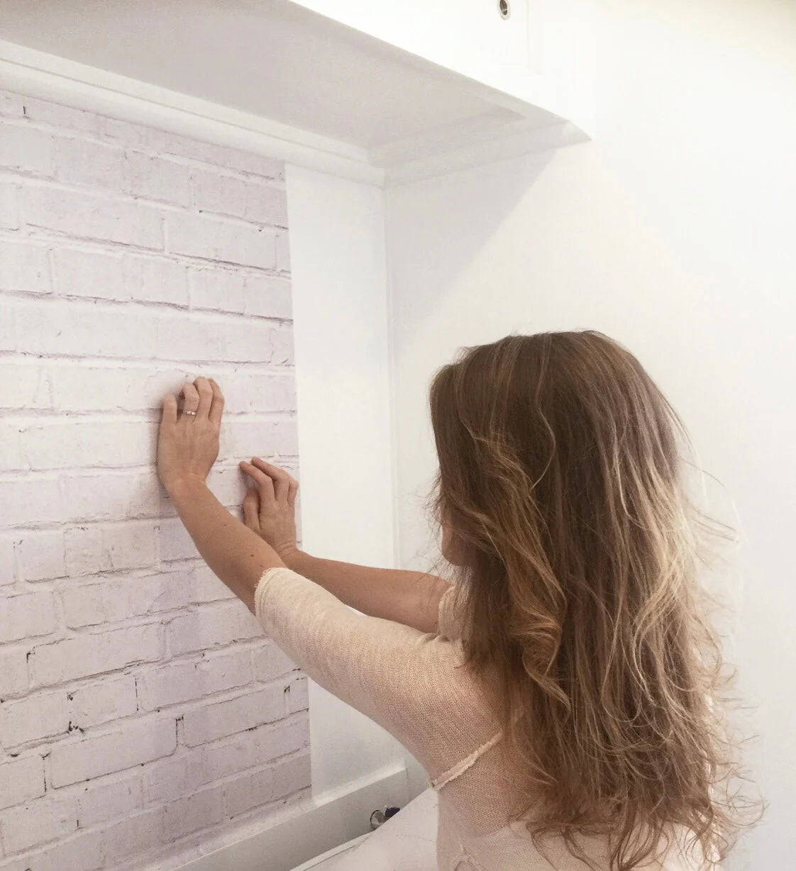 Vintage Brick Peel and Stick Wallpaper