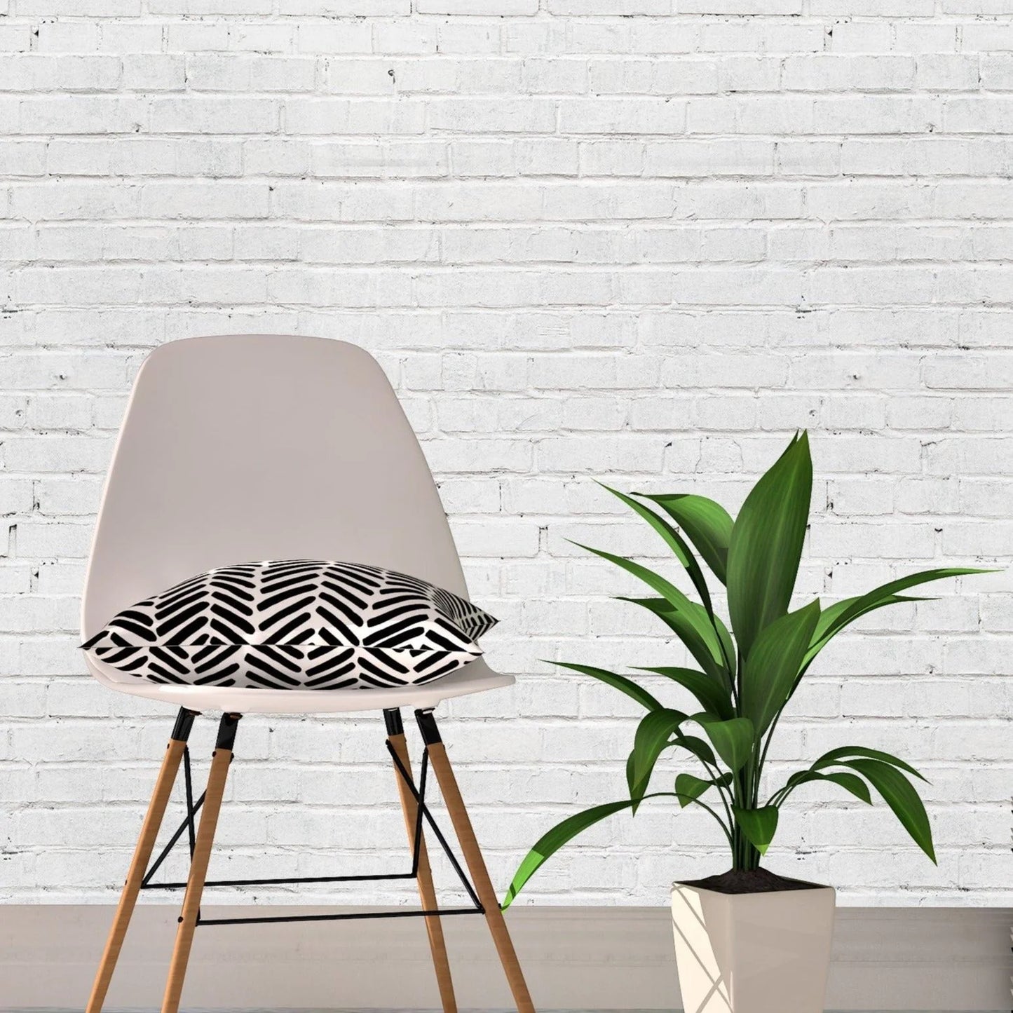 Vintage Brick Peel and Stick Wallpaper