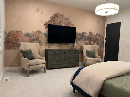 Vintage Landscape Wall Mural (Peel & Stick)