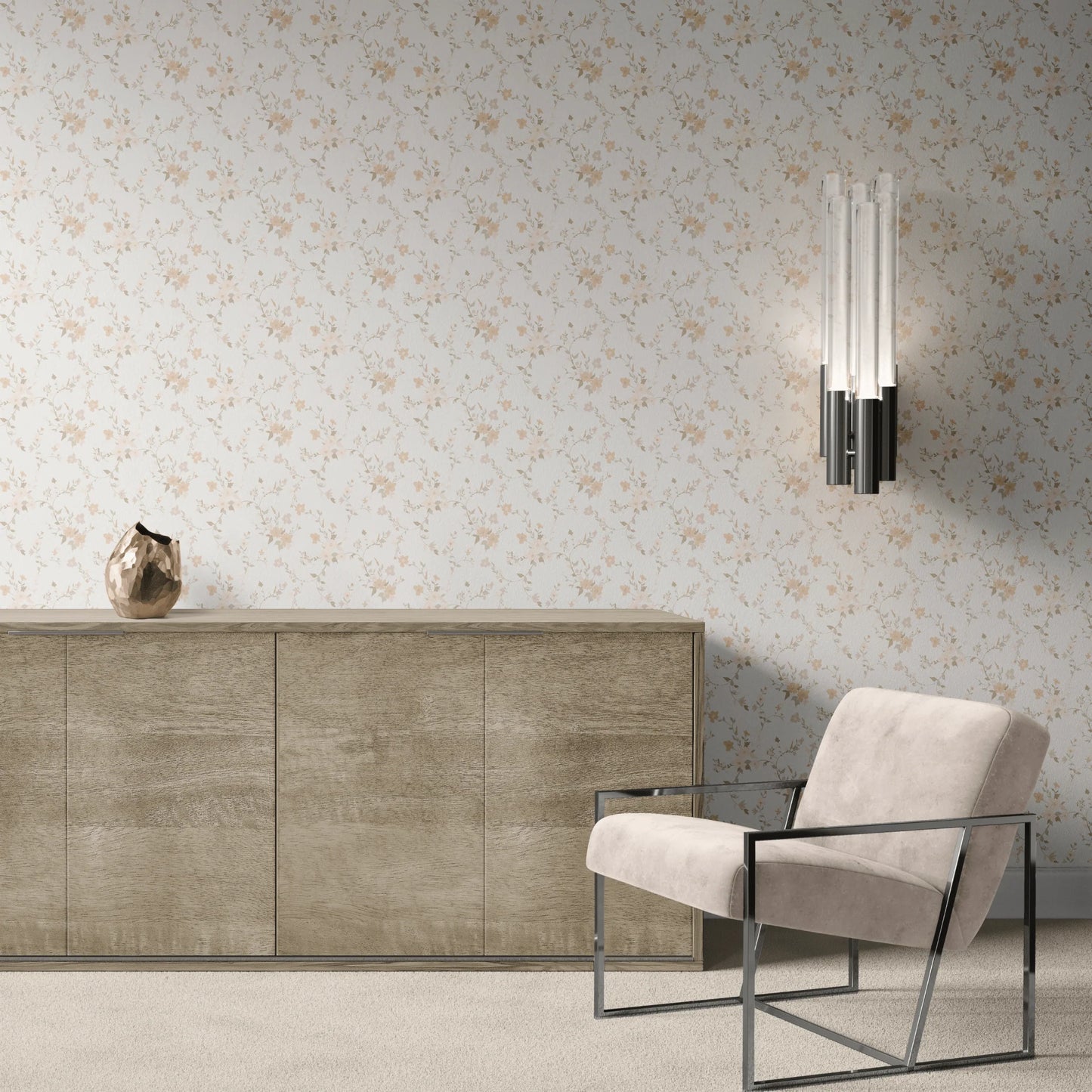 Delilah Blossom Peel and Stick Wallpaper (Self-Adhesive)