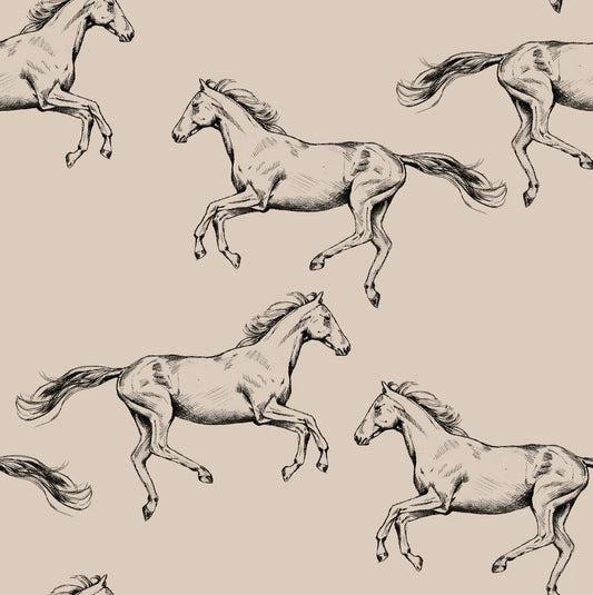 Wild Horses Peel and Stick Wallpaper