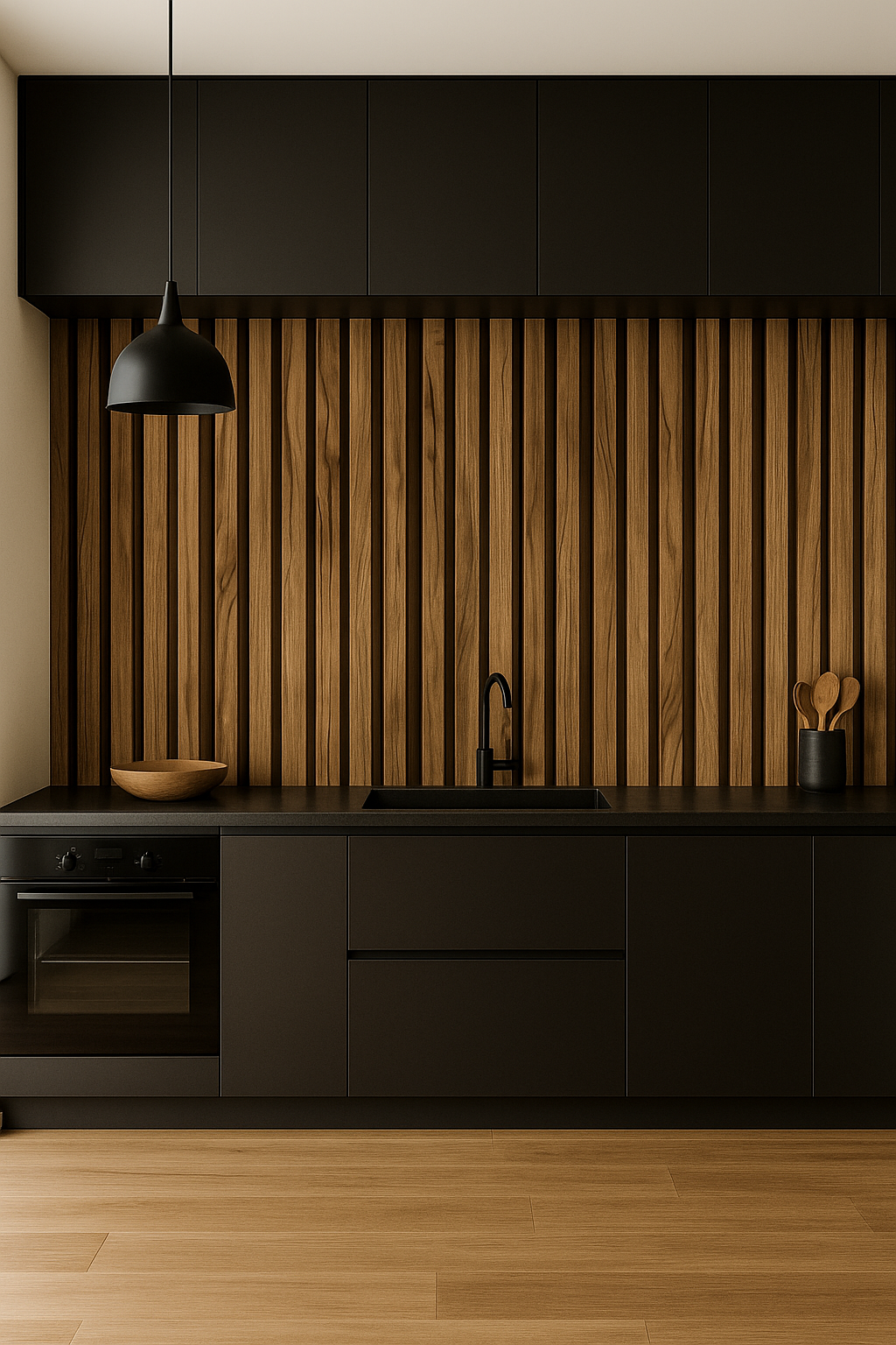 Modern Slatwood Warmth