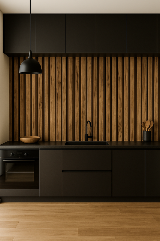 Modern Slatwood Warmth