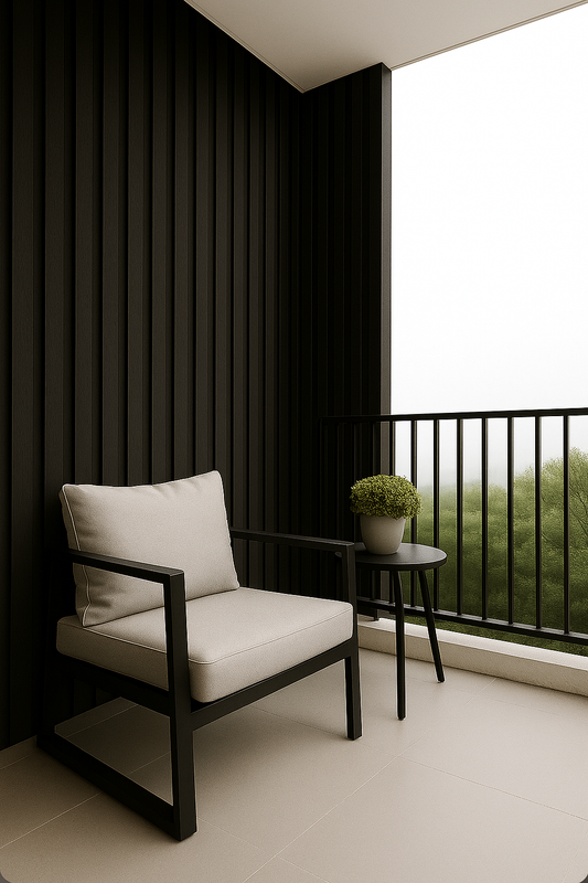 Tranquil Elegance on the Balcony