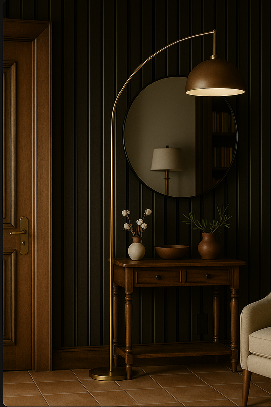 Timeless Welcome: A Classic Entryway with Character