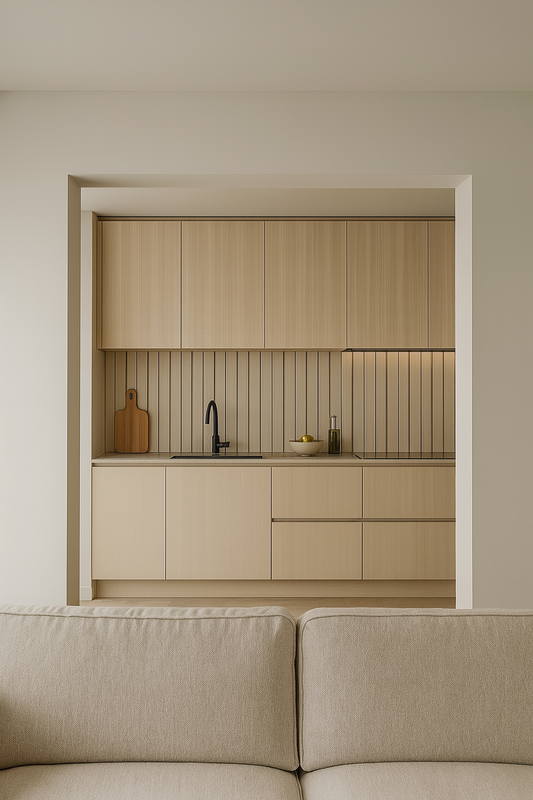 Seamless Minimalist Kitchen Design