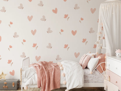 Butterfly and Heart Wall Stickers