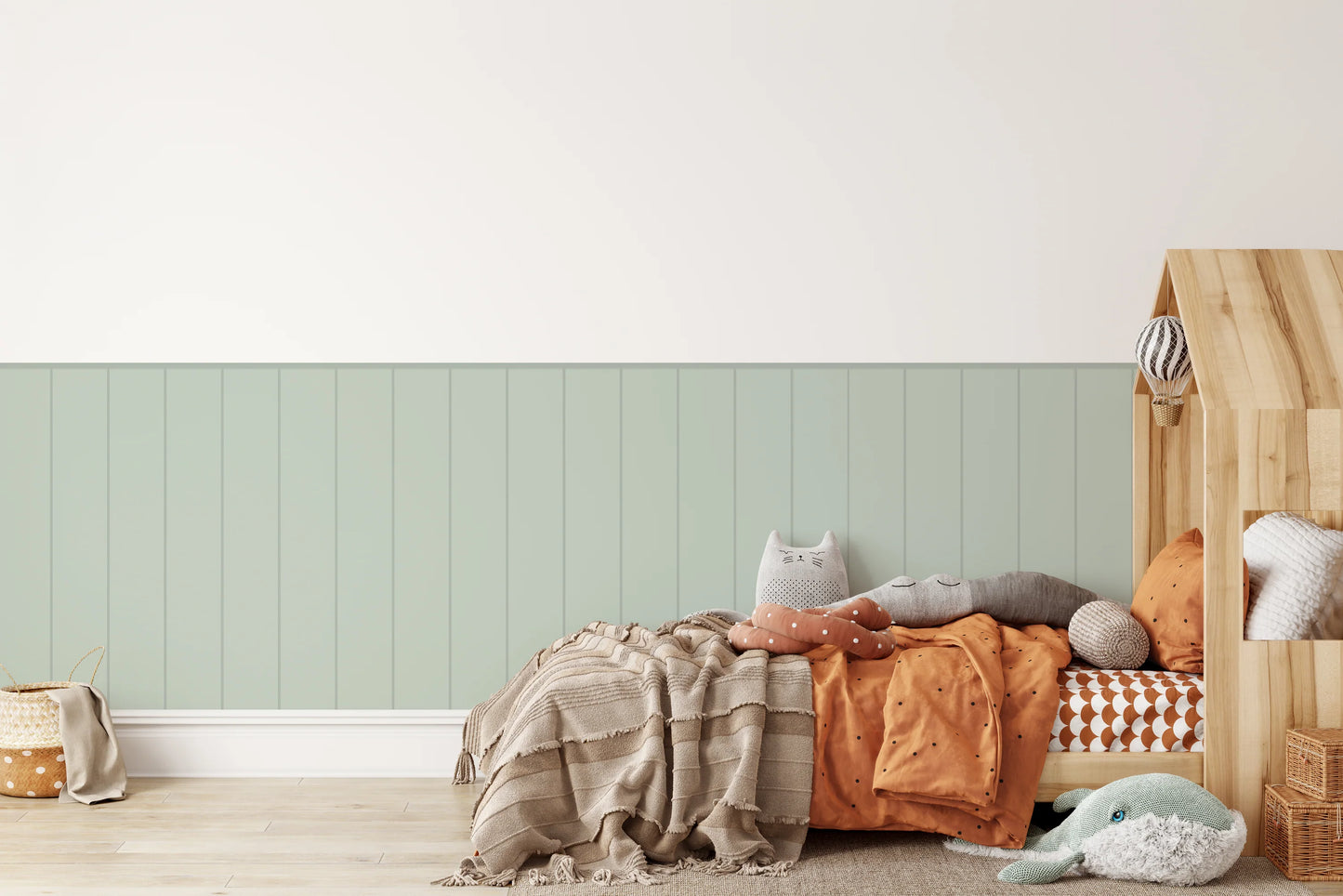 Beadboard Wood Panel Decal