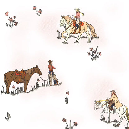 Cowgirl Peel and Stick Wallpaper
