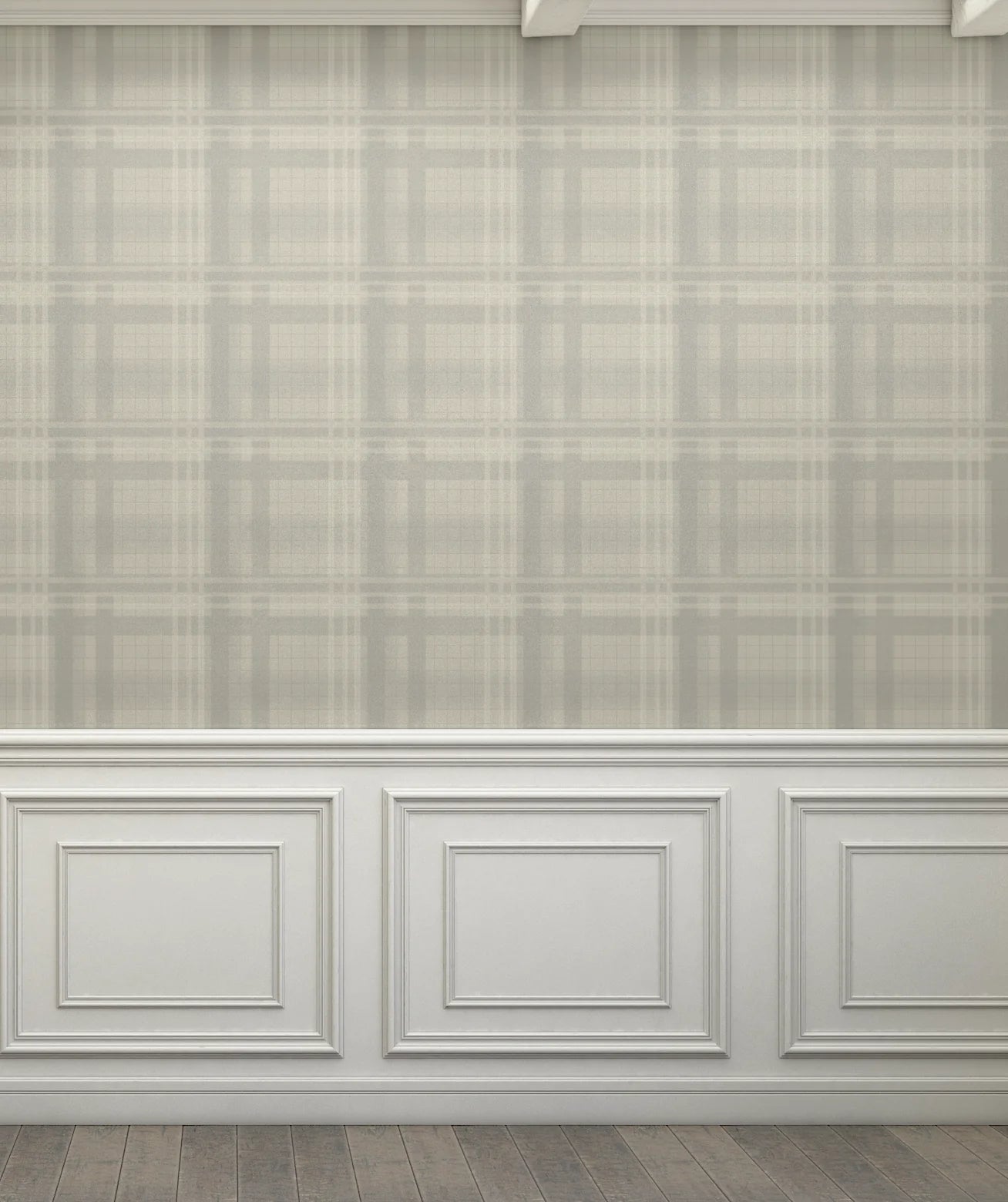 Cream Tartan Wallpaper