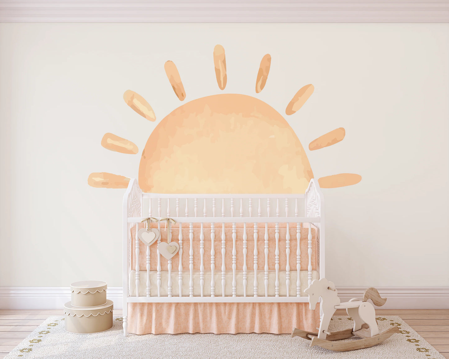 Watercolor Sun Wall Sticker