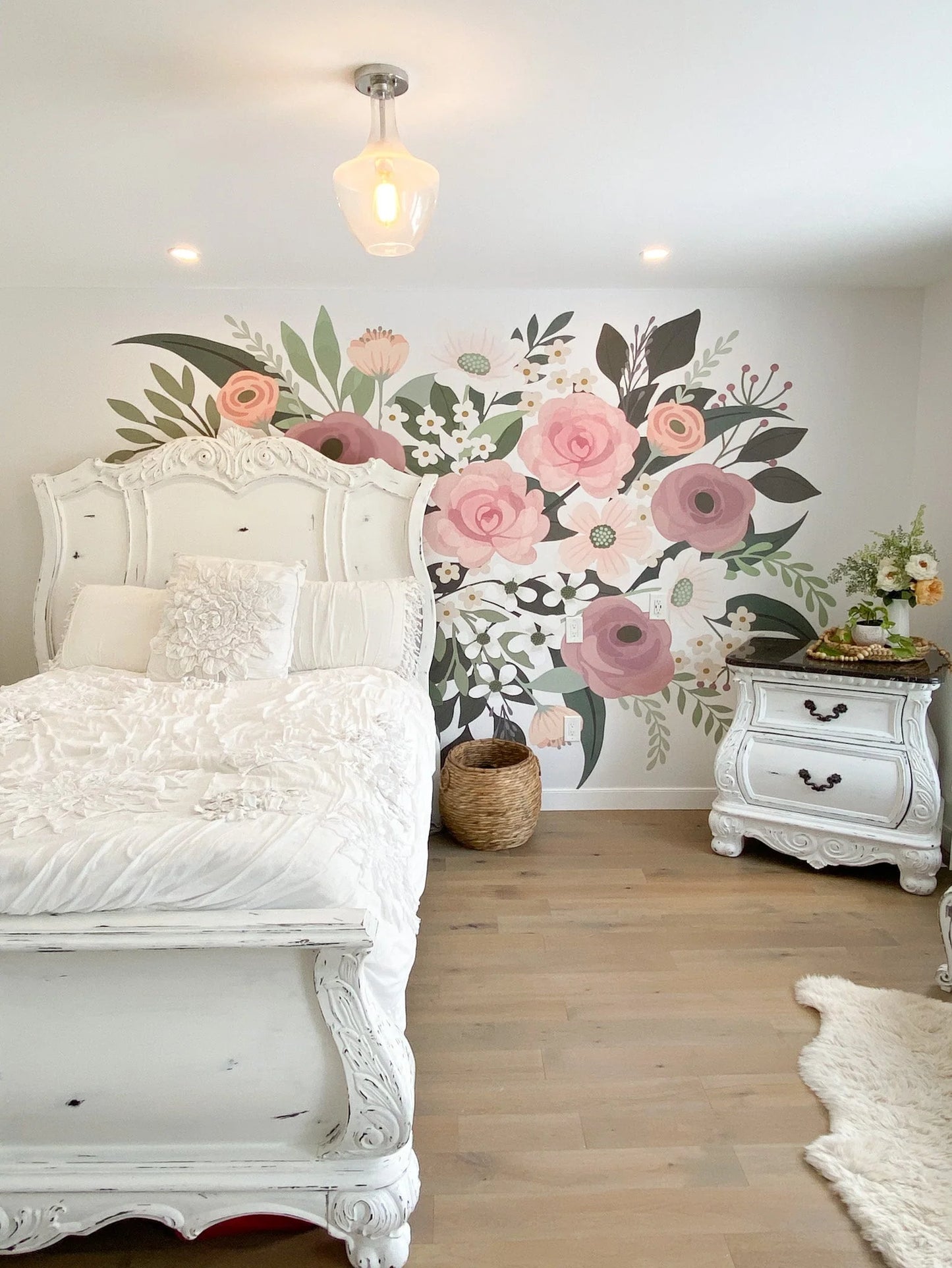 A Pocketful of Posies Wall Mural (Peel & Stick)