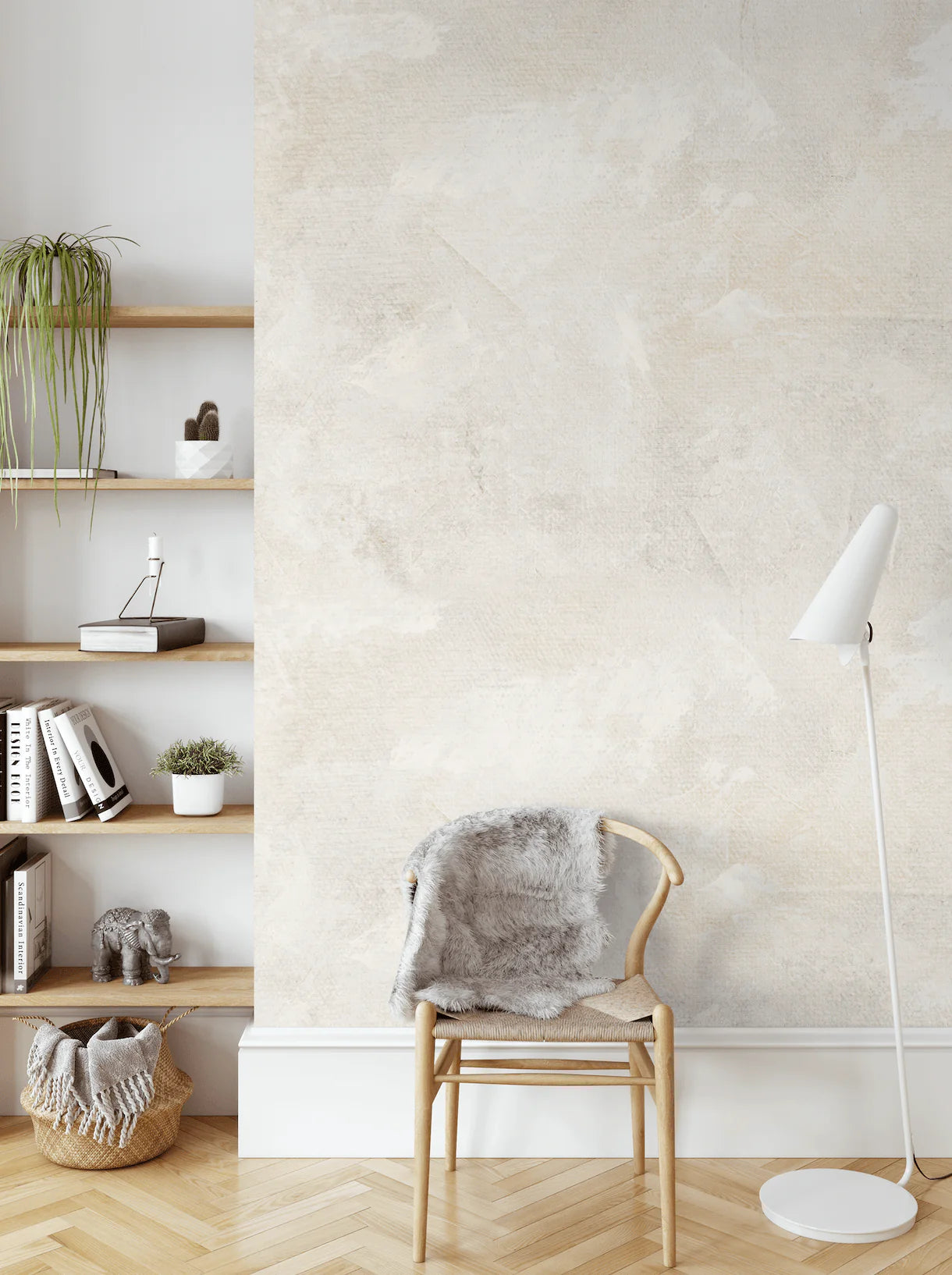 Aesthetic Peel and Stick Wallpaper (Limewash)
