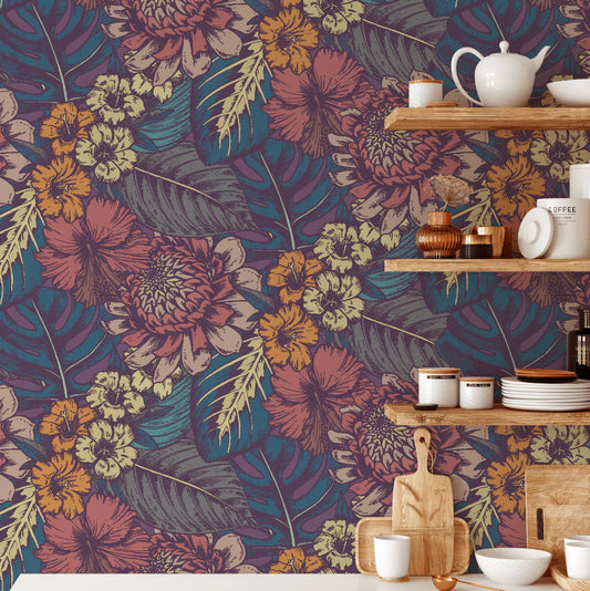 Aloha Dreams Peel and Stick Wallpaper (Self-Adhesive)