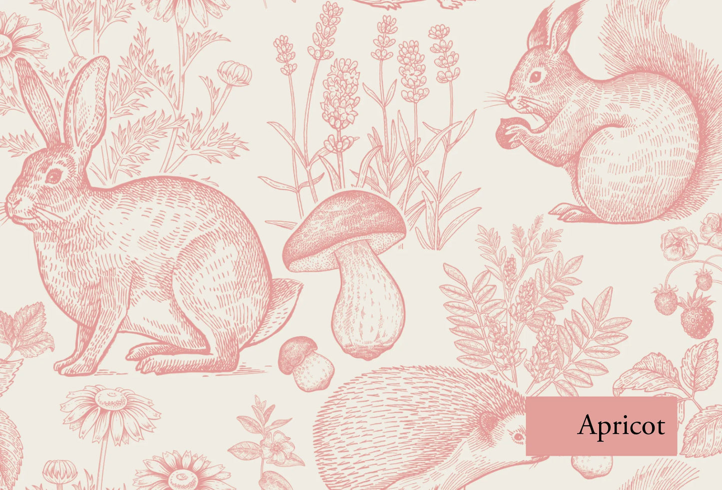 Animal Woodland Removable Peel and Stick Wallpaper