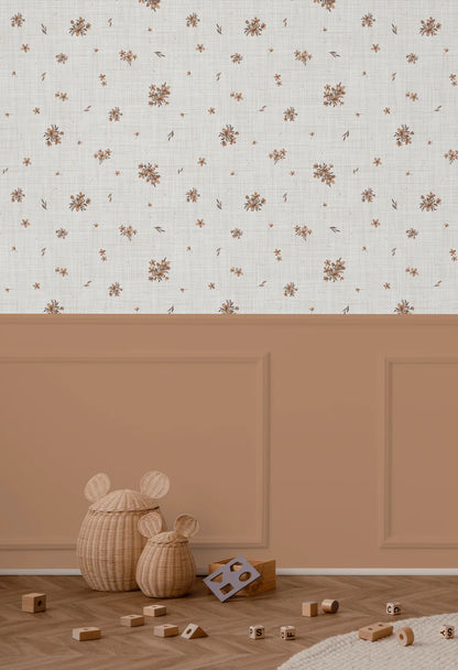 Antique Flowers Peel and Stick Wallpaper (Self-Adhesive)