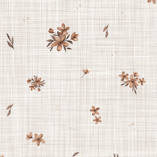 Antique Flowers Peel and Stick Wallpaper (Self-Adhesive)