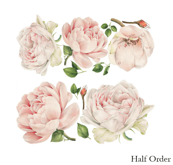 Autumn Rose Floral Wall Decals