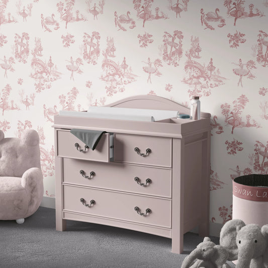 Ballerina Toile Wallpaper