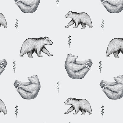 Bear Peel and Stick Wallpaper