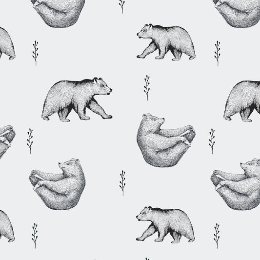 Bear Peel and Stick Wallpaper