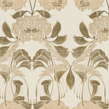 Beige Fabric Look Peel and Stick Wallpaper
