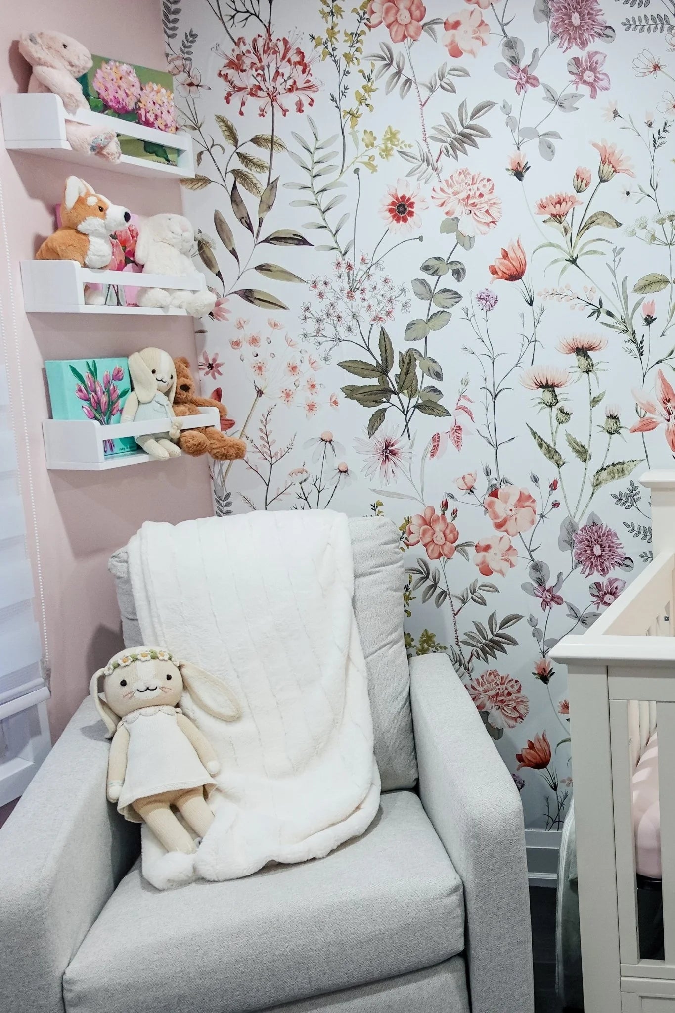 Big Floral Removable Peel and Stick Wallpaper