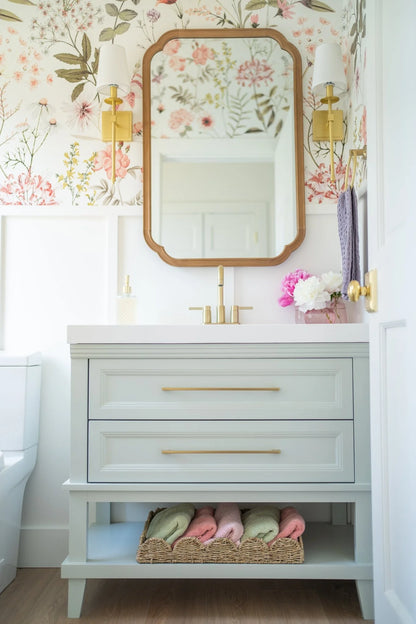 Big Floral Removable Peel and Stick Wallpaper