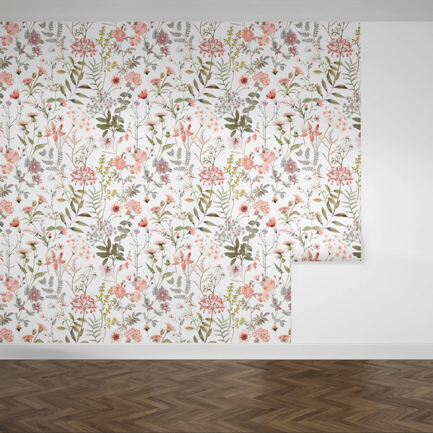 Big Floral Removable Peel and Stick Wallpaper