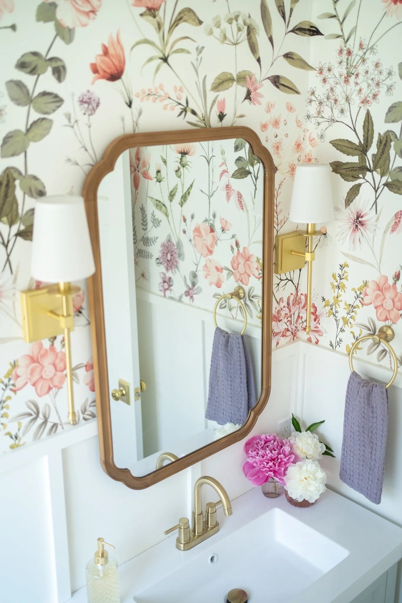 Big Floral Removable Peel and Stick Wallpaper