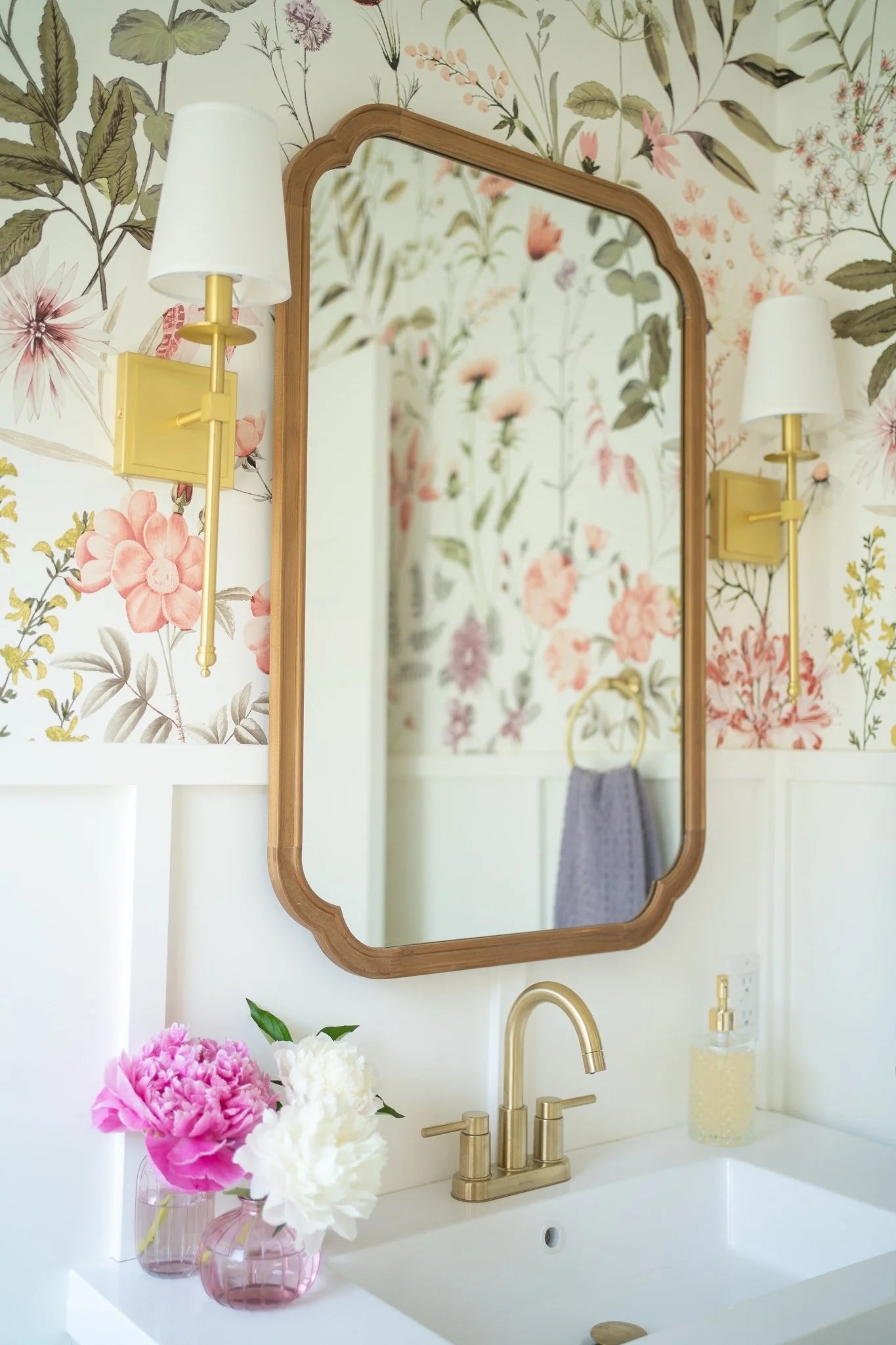 Big Floral Removable Peel and Stick Wallpaper