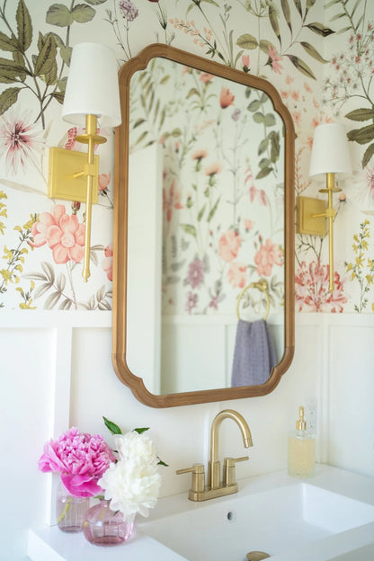 Big Floral Removable Peel and Stick Wallpaper