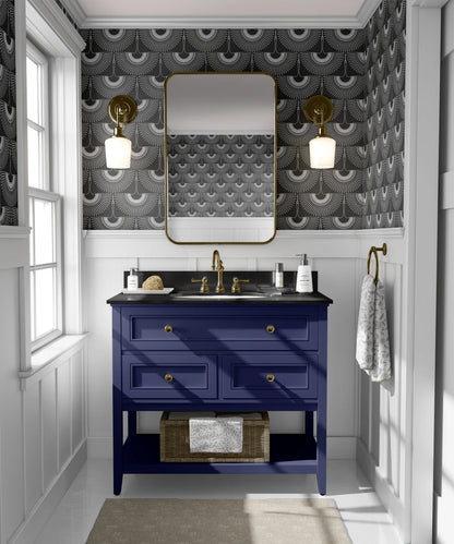 Black Swan Removable Peel and Stick Wallpaper (Crane)