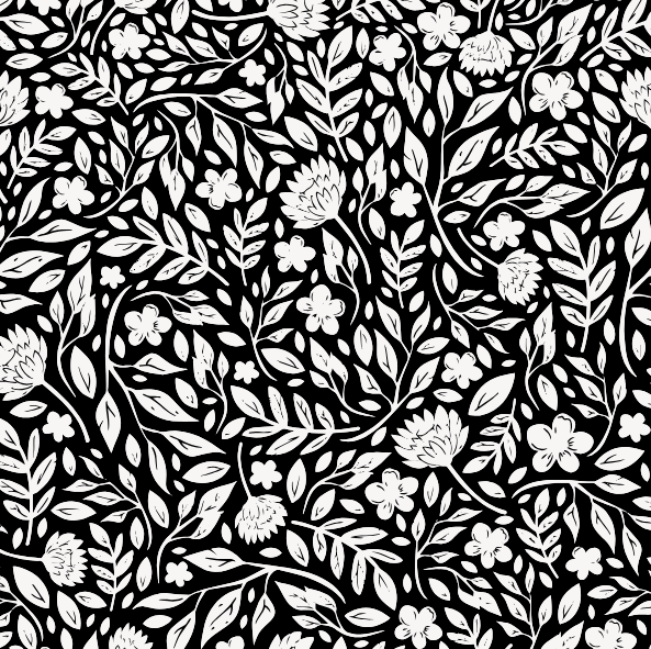 Bloom Custom Color Wallpaper - 4 Sheets 96" w x 96" h