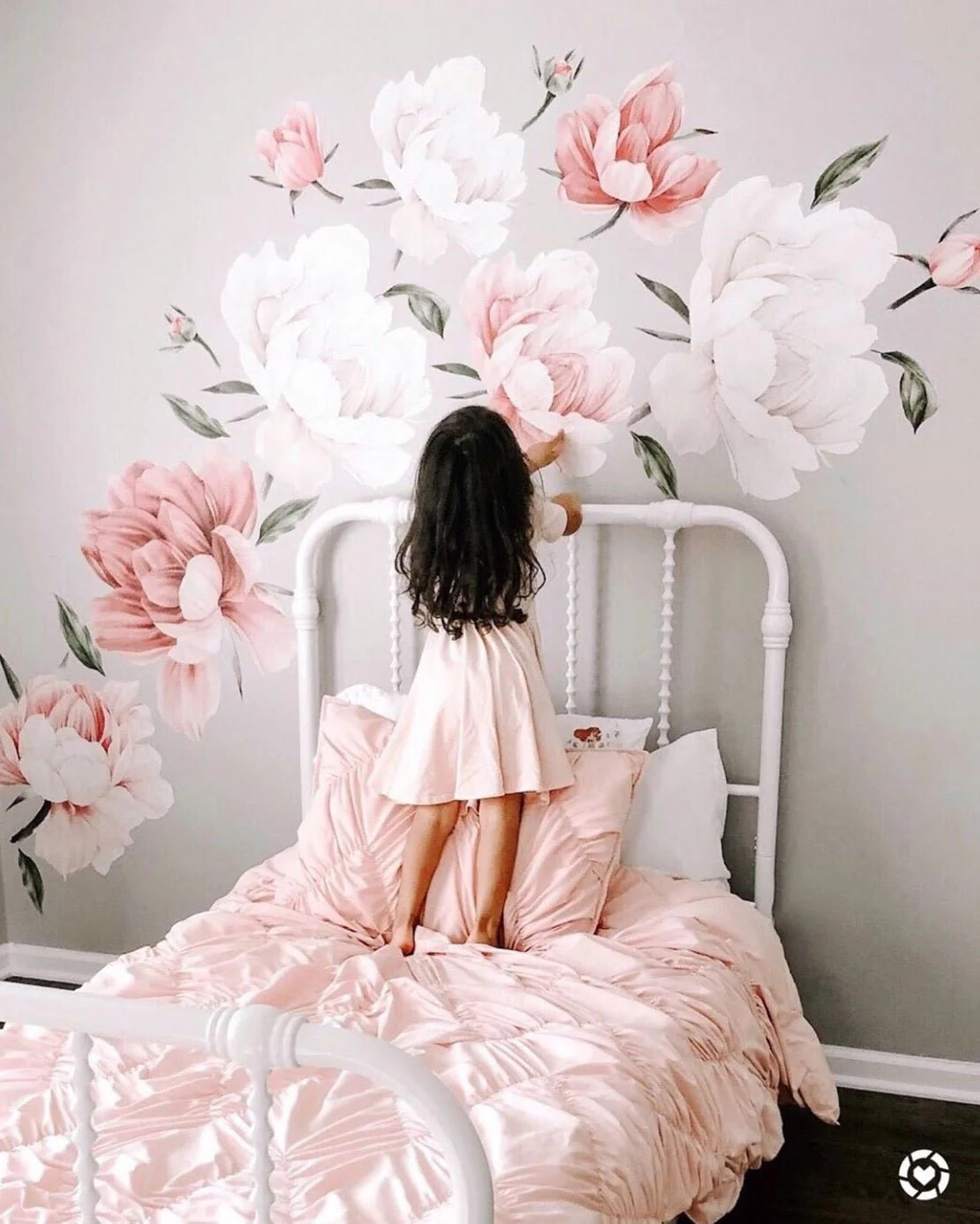Bloom Where You Are Planted Floral Wall Decals