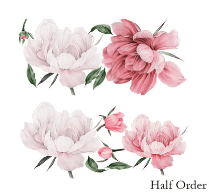Bloom Where You Are Planted Floral Wall Decals
