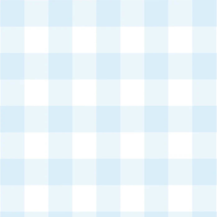 Blue Gingham Peel and Stick Wallpaper