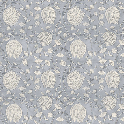 Blue Lotus Peel and Stick Wallpaper