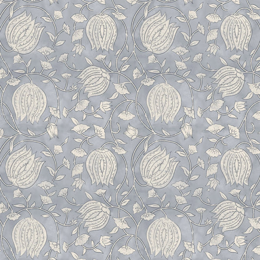 Blue Lotus Peel and Stick Wallpaper