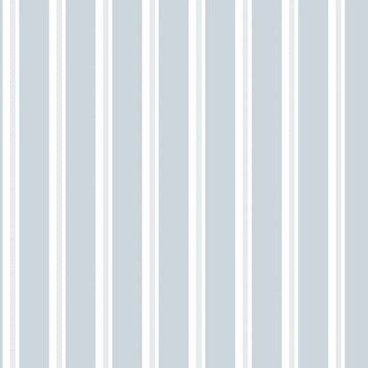 Blue Stripe Peel and Stick Wallpaper