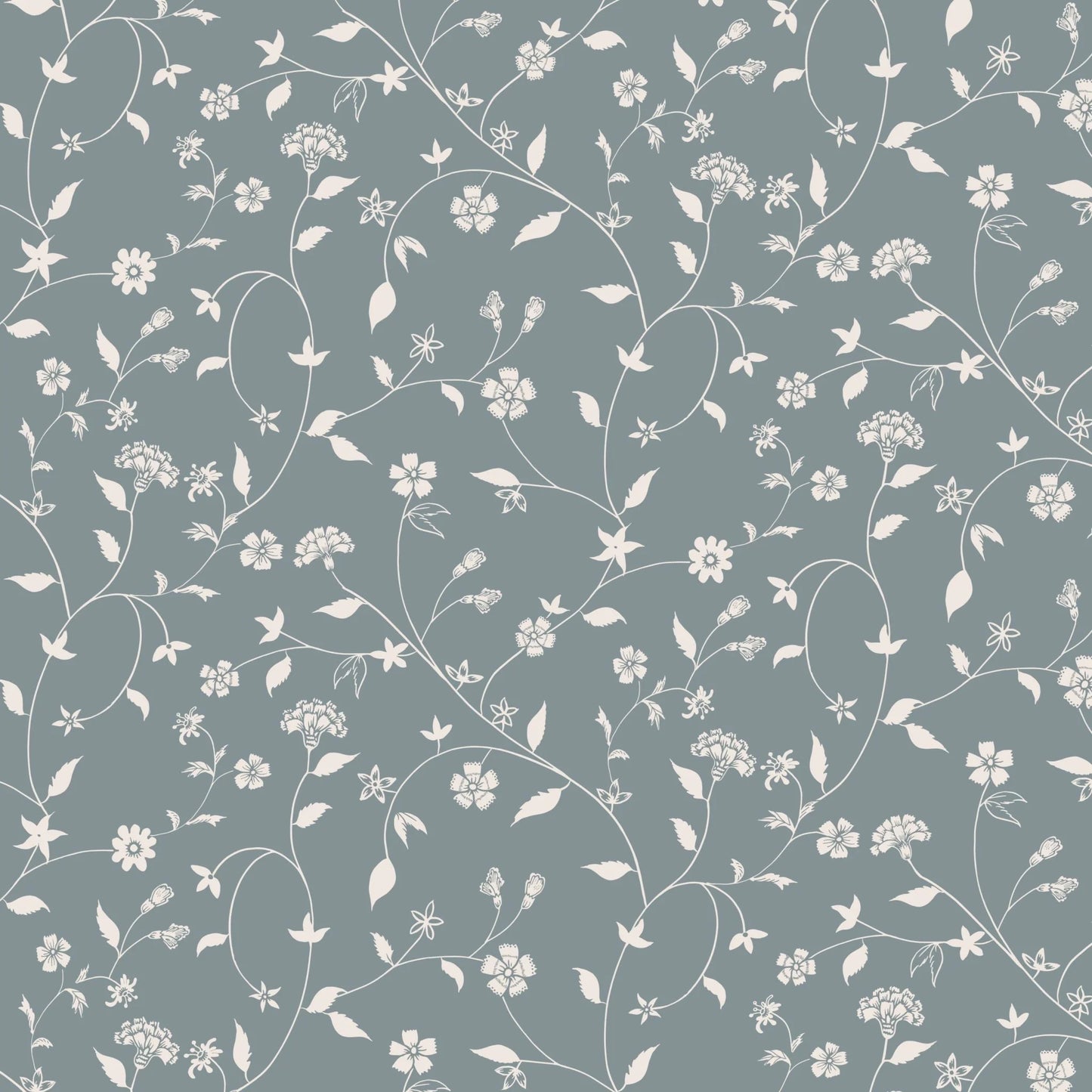 Blue Vines Peel and Stick Wallpaper