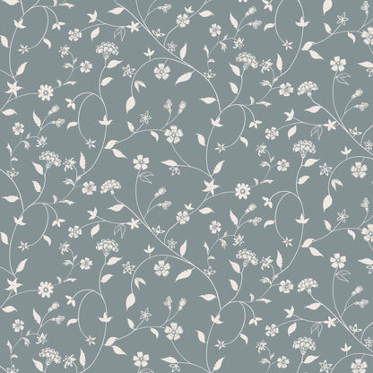 Blue Vines Peel and Stick Wallpaper