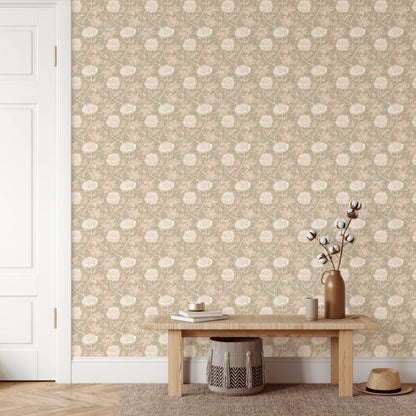 Blush Bouquet Peel and Stick Wallpaper (Self-Adhesive)