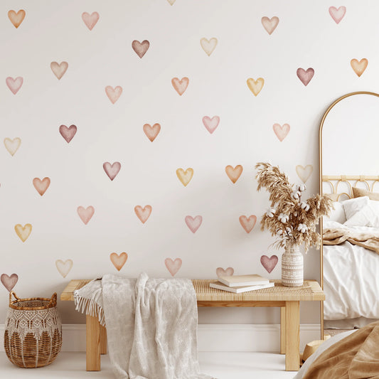 Boho Heart Wall Stickers