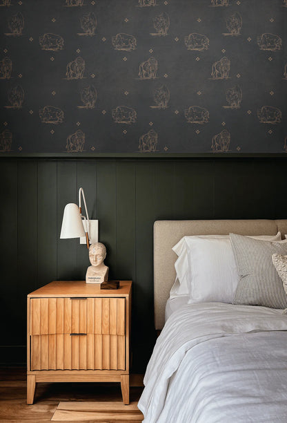 Buffalo Ranch Peel and Stick Removable Wallpaper