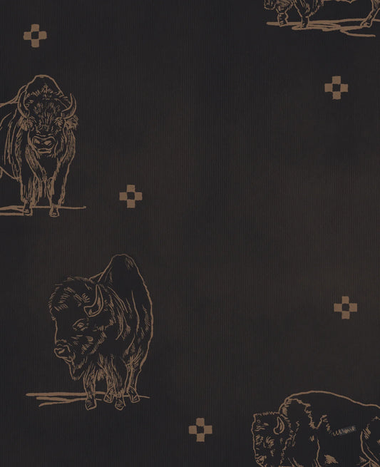 Buffalo Ranch Peel and Stick Removable Wallpaper