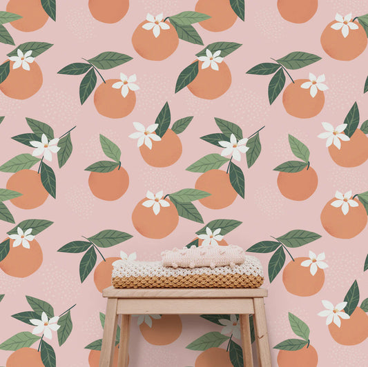 California Orange Peel and Stick Wallpaper