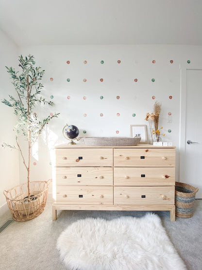 Clay Watercolor Wall Dots